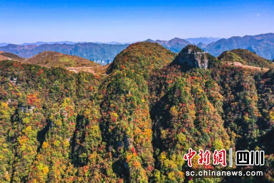 巴山大峡谷。四川省文化和旅游厅 供图 巴山大峡谷。四川省文化和旅游厅 供图