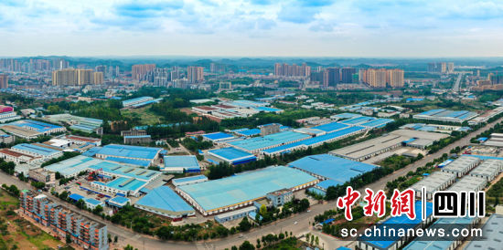 乐至县工业园区。乐蓉 摄 乐至县工业园区。乐蓉 摄