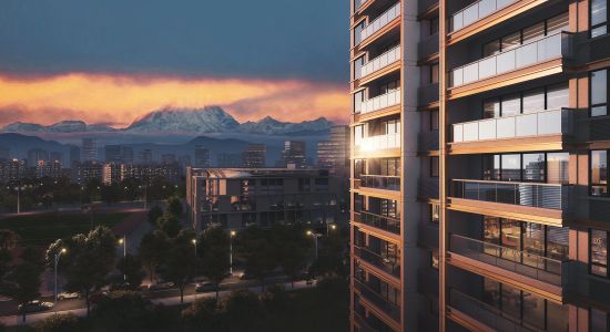 领樾项目意境创想图,中国铁建地产供图 领樾项目意境创想图,中国铁建地产供图