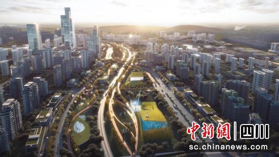 成都·陆家桥未来公园社区项目效果图。成都城投 供图 成都·陆家桥未来公园社区项目效果图。成都城投 供图