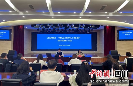推介会现场。沿滩融媒 供图 推介会现场。沿滩融媒 供图