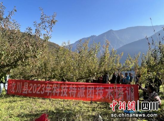 技术培训现场。汶川县委宣传部 供图 技术培训现场。汶川县委宣传部 供图