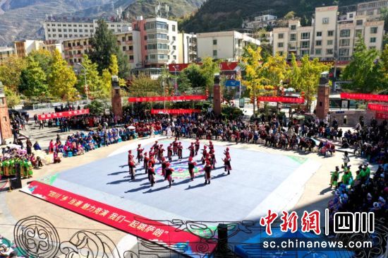 比赛现场。汶川县委宣传部 供图 比赛现场。汶川县委宣传部 供图