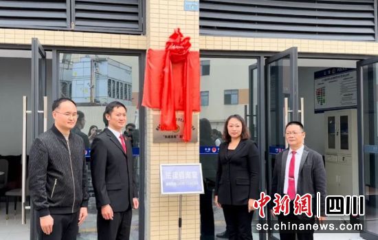 揭牌成立现场。雨城融媒 供图 揭牌成立现场。雨城融媒 供图