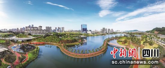 图为四川工行融资支持的泸州“网红打卡地”鱼子溪湿地公园。四川工行 供图 图为四川工行融资支持的泸州“网红打卡地”鱼子溪湿地公园。四川工行 供图