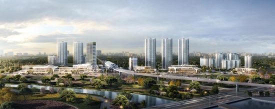 廖家湾TOD意境图,来源:新都区官方公众号 廖家湾TOD意境图,来源:新都区官方公众号