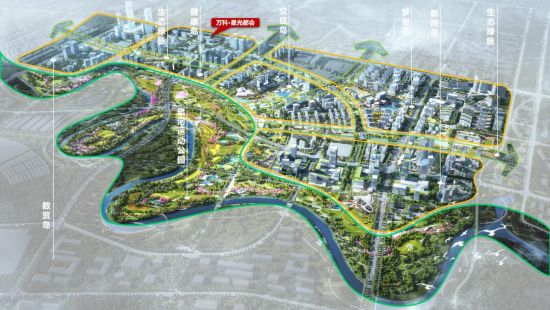 万科·星光都会在廖家湾未来公园社区中的位置示意图,图据《新都区成北消费活力区(廖家湾)示范片区情况汇报》 万科·星光都会在廖家湾未来公园社区中的位置示意图,图据《新都区成北消费活力区(廖家湾)示范片区情况汇报》