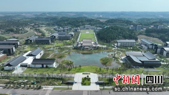 天府国际艺术城—成都美术学院项目。中建七局 供图 天府国际艺术城—成都美术学院项目。中建七局 供图