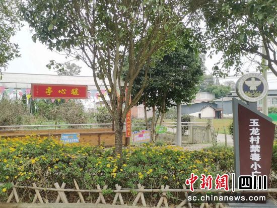 打造的禁毒小广场。城厢镇 供图 打造的禁毒小广场。城厢镇 供图
