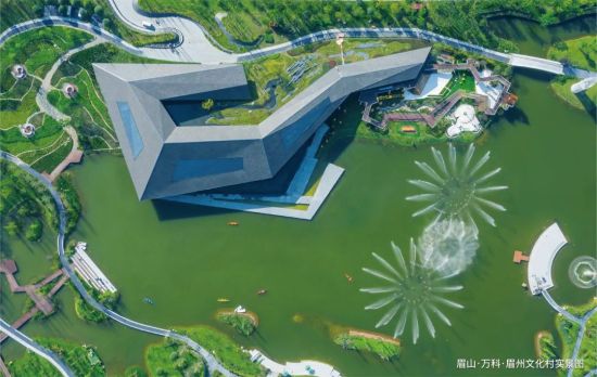 眉山。万科.眉州文化村实景图,万科西南区域供图 眉山。万科.眉州文化村实景图,万科西南区域供图
