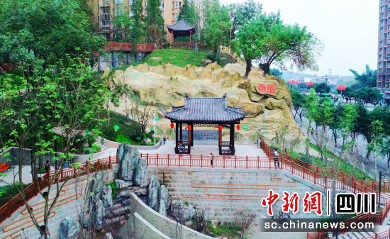 “口袋公园”向市民开放。 “口袋公园”向市民开放。