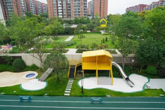龙潭寺幼儿园实拍,成都轨道交通供图 龙潭寺幼儿园实拍,成都轨道交通供图