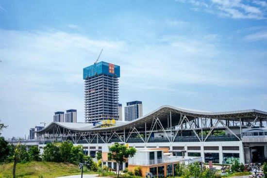 三岔TOD实景图,成都轨道交通供图 三岔TOD实景图,成都轨道交通供图