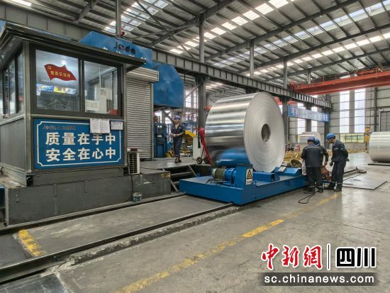 广元经开区铝产业园区一角。中共广元市委宣传部 供 广元经开区铝产业园区一角。中共广元市委宣传部 供