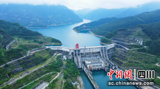 宝珠寺水电站全景。利州区外宣中心 供图 宝珠寺水电站全景。利州区外宣中心 供图