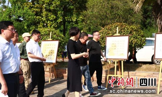 展出现场。沿滩融媒 供图 展出现场。沿滩融媒 供图