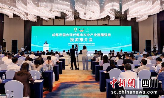 推介会现场。温江区委宣传部供图 推介会现场。温江区委宣传部供图