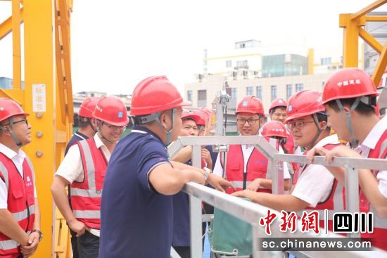 实训现场。中建新锐(西南公司)供图 实训现场。中建新锐(西南公司)供图