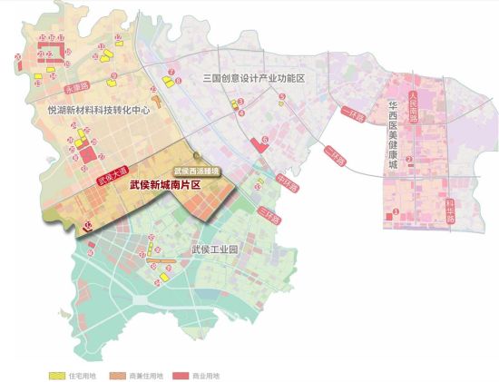 (武侯区区位图。来源:《武侯2024投资指南》) (武侯区区位图。来源:《武侯2024投资指南》)