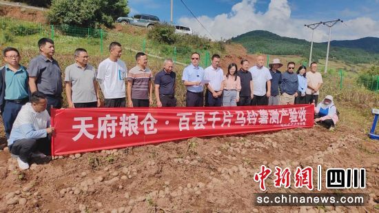 测产验收现场。四川乡村频道供图 测产验收现场。四川乡村频道供图