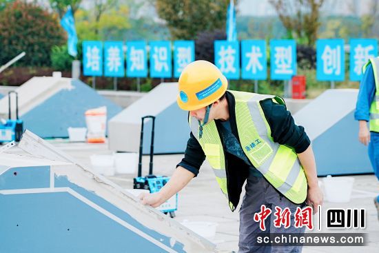 竞赛现场。中建深装有限公司西南分公司 供图 竞赛现场。中建深装有限公司西南分公司 供图