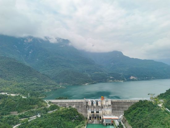 武都水库蓄水情况。四川省武都引水工程运管中心供图 武都水库蓄水情况。四川省武都引水工程运管中心供图