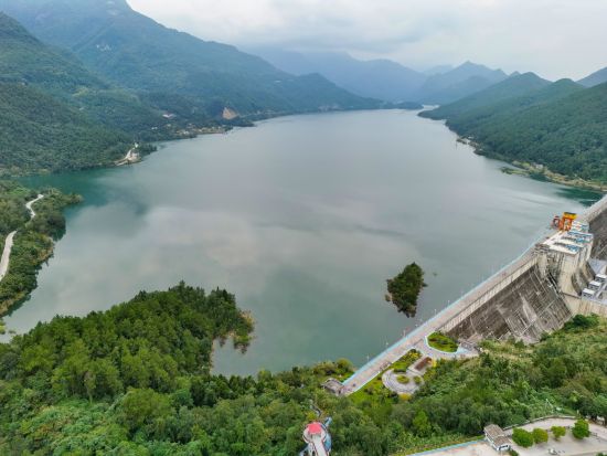 武都水库蓄水情况。四川省武都引水工程运管中心供图 武都水库蓄水情况。四川省武都引水工程运管中心供图