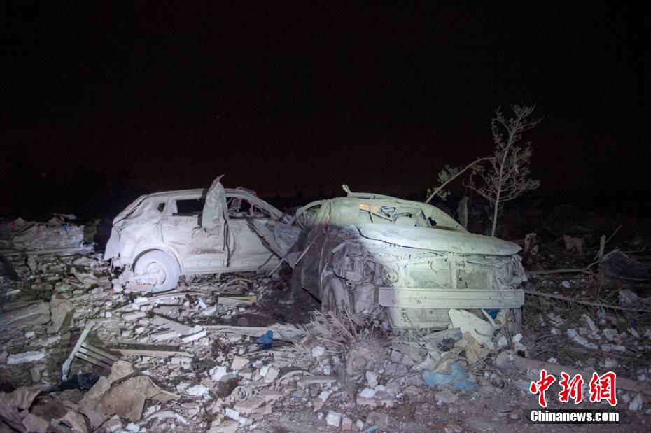 四川广汉金雁花炮公司燃爆事故明火全部扑灭