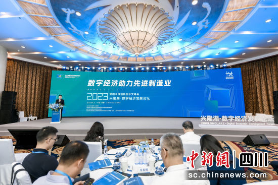 2023兴隆湖·数字经济发展论坛现场。新经济发展研究院iNED供图 2023兴隆湖·数字经济发展论坛现场。新经济发展研究院iNED供图