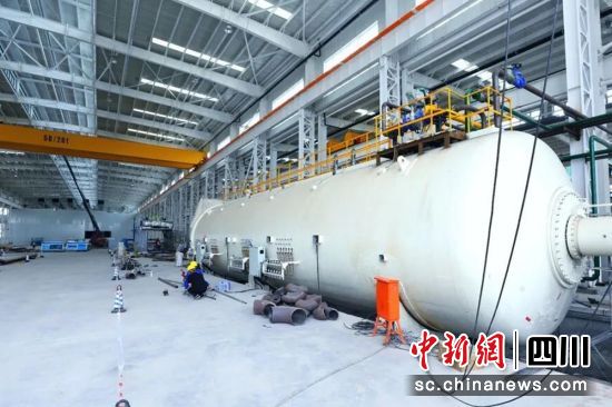 项目建设现场。 项目建设现场。