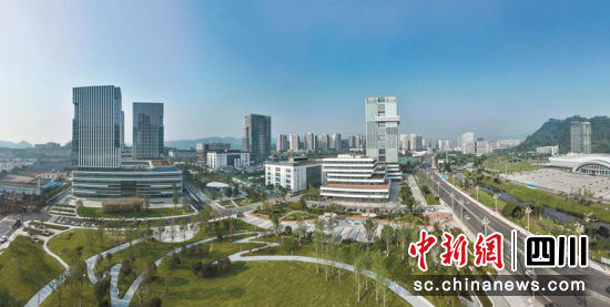 宜宾市数字经济产业园 。 庄歌尔 摄 宜宾市数字经济产业园 。 庄歌尔 摄