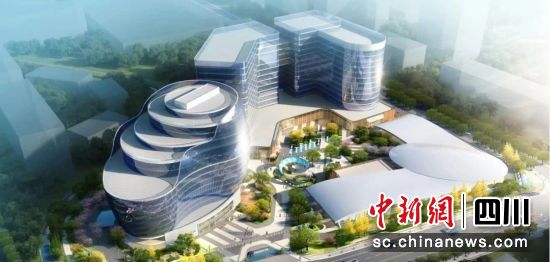 雄川氢能西南总部产业园效果图。武侯区委宣传部供图 雄川氢能西南总部产业园效果图。武侯区委宣传部供图