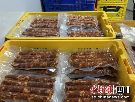 香肠成品。 香肠成品。