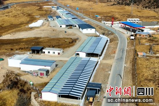 新龙县拉日玛镇牦牛产业技术标准化养殖示范基地。新龙融媒供图 新龙县拉日玛镇牦牛产业技术标准化养殖示范基地。新龙融媒供图
