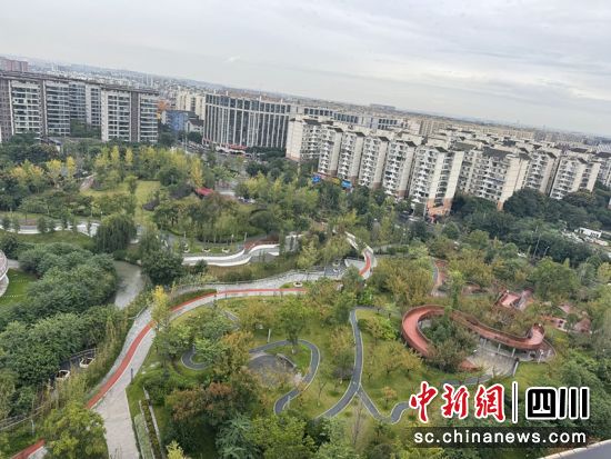 成都武侯区铁佛公园。成都市住建局供图 成都武侯区铁佛公园。成都市住建局供图