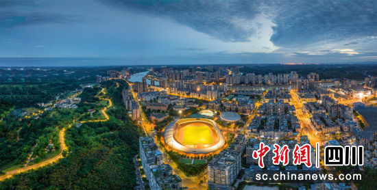 简阳城市风貌。简阳宣传部 供图 简阳城市风貌。简阳宣传部 供图