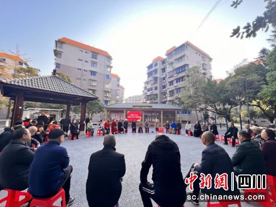 调研活动现场。 游仙区富乐街道供图 调研活动现场。 游仙区富乐街道供图
