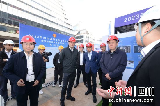 决赛现场。(中建深装西南分公司 供图) 决赛现场。(中建深装西南分公司 供图)