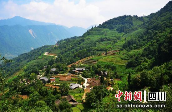 汶川漩口镇美丽乡村。汶川县委宣传部 供图 汶川漩口镇美丽乡村。汶川县委宣传部 供图
