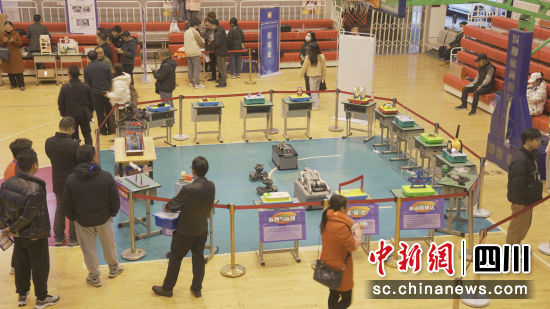 比赛现场。(成都研兔科技有限公司 供图) 比赛现场。(成都研兔科技有限公司 供图)