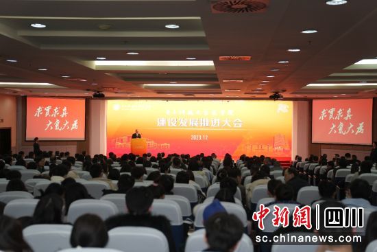 电子科技大学医学院建设发展推进大会近日在成都举行。电子科大供图 电子科技大学医学院建设发展推进大会近日在成都举行。电子科大供图