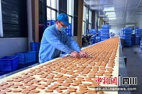 工人们正在流水线上忙碌地工作。潘建勇 摄 工人们正在流水线上忙碌地工作。潘建勇 摄