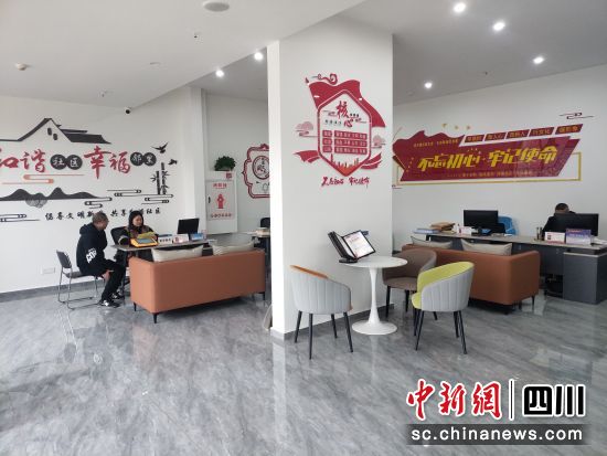 便民服务点。 黄许镇供图 便民服务点。 黄许镇供图