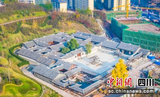 “王家大院”修缮项目现场。沿滩融媒 供图 “王家大院”修缮项目现场。沿滩融媒 供图