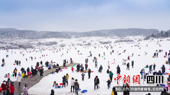 仙女山雪景。(仙女山景区 供图) 仙女山雪景。(仙女山景区 供图)