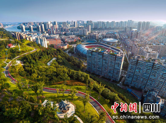 简阳城市风貌。 简阳市委宣传部 供图 简阳城市风貌。 简阳市委宣传部 供图