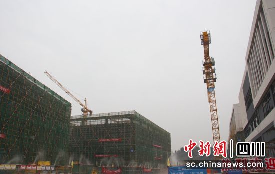 项目建设现场。富顺融媒 供图 项目建设现场。富顺融媒 供图