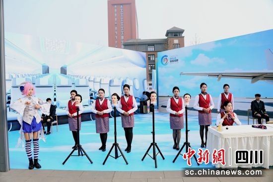 航空服务比赛现场。主办方供图 航空服务比赛现场。主办方供图
