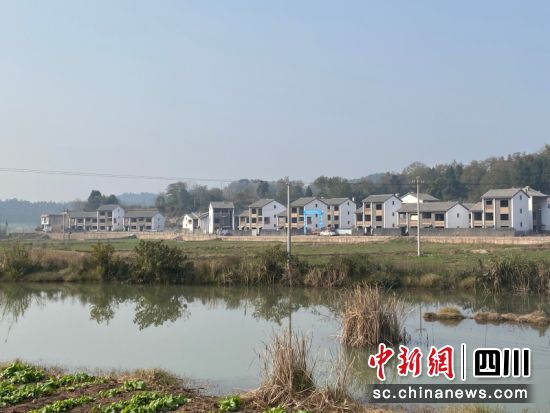 高坡村城乡土地增减挂钩项目建设点。简阳融媒 供图 高坡村城乡土地增减挂钩项目建设点。简阳融媒 供图
