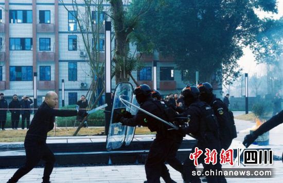 演练现场。富顺融媒 供图 演练现场。富顺融媒 供图